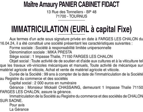 Contenu publication