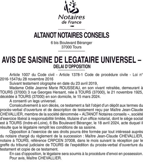 Contenu publication