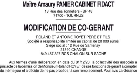 Contenu publication