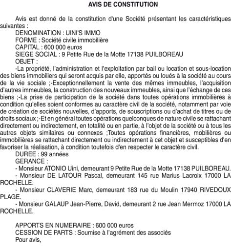 Contenu publication