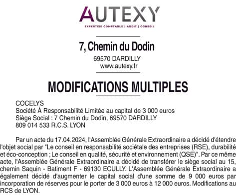 Contenu publication