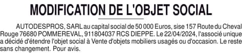 Contenu publication