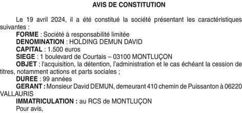 Contenu publication