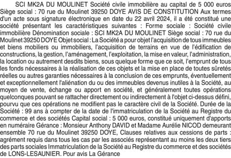 Contenu publication
