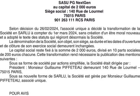 Contenu publication