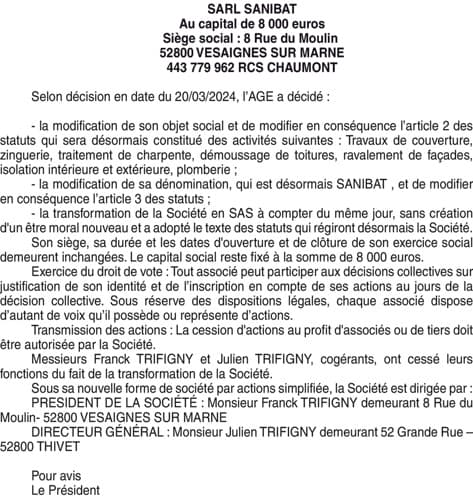 Contenu publication