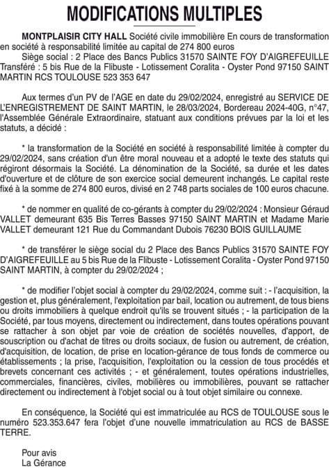 Contenu publication