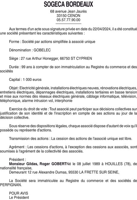 Contenu publication