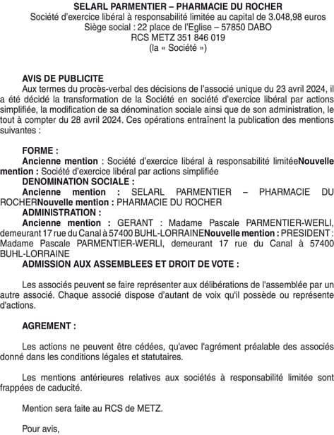 Contenu publication