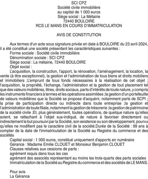 Contenu publication