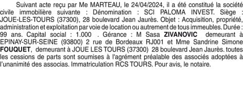 Contenu publication