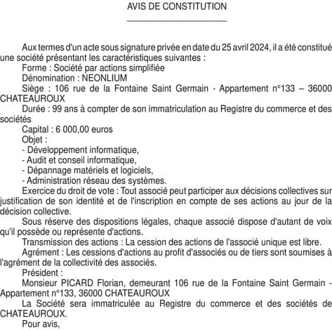 Contenu publication