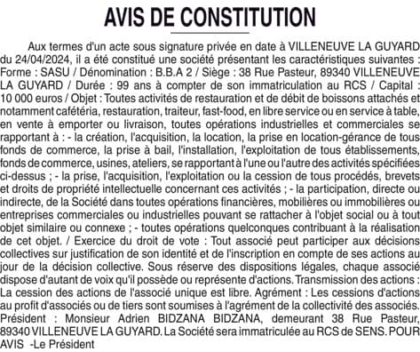 Contenu publication