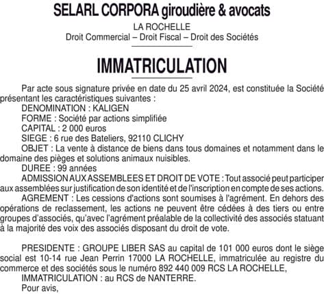 Contenu publication