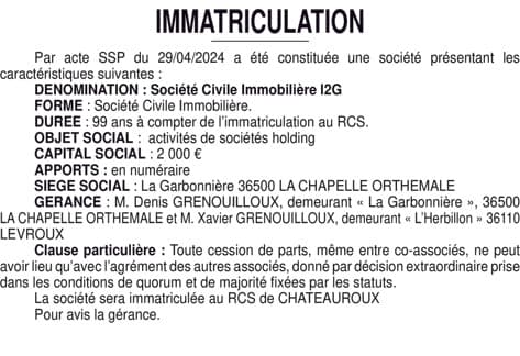 Contenu publication