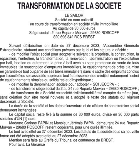 Contenu publication