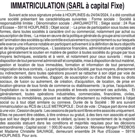 Contenu publication