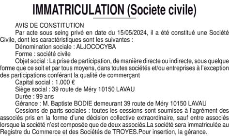 Contenu publication