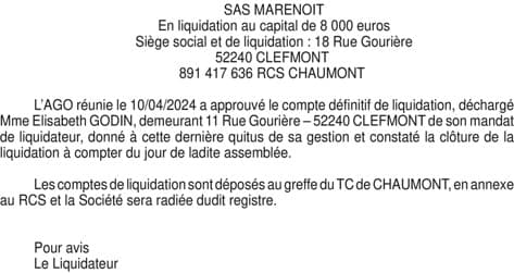 Contenu publication