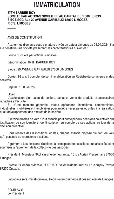 Contenu publication