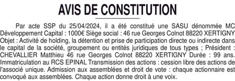 Contenu publication