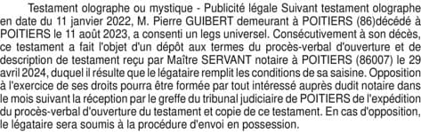 Contenu publication