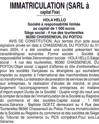 Contenu publication