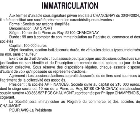 Contenu publication