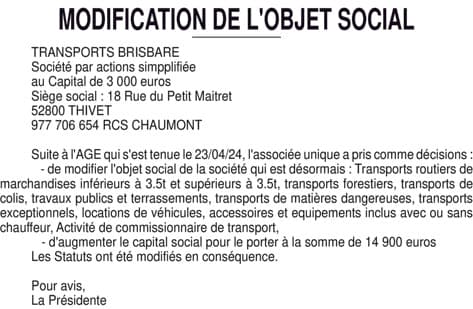 Contenu publication