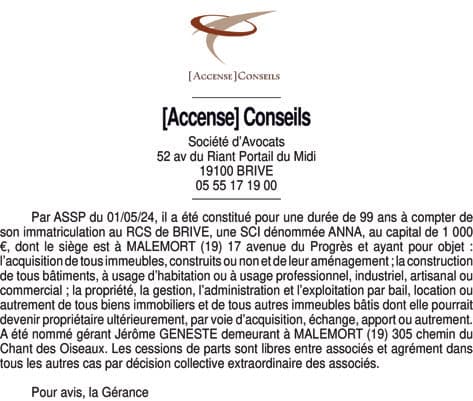 Contenu publication