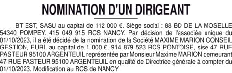 Contenu publication