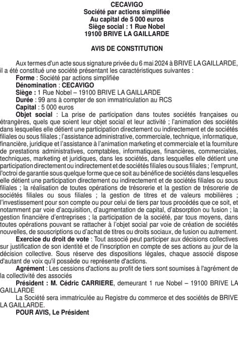 Contenu publication
