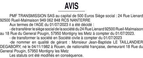 Contenu publication