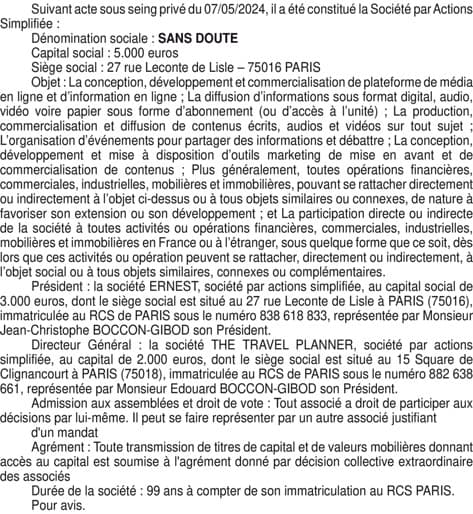 Contenu publication