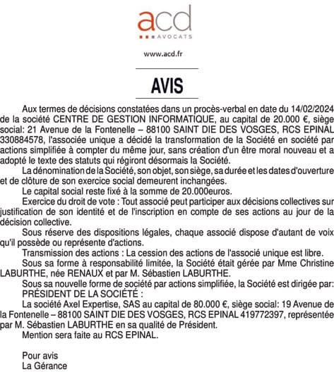 Contenu publication