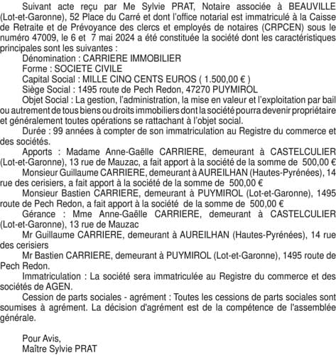 Contenu publication