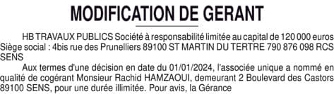 Contenu publication