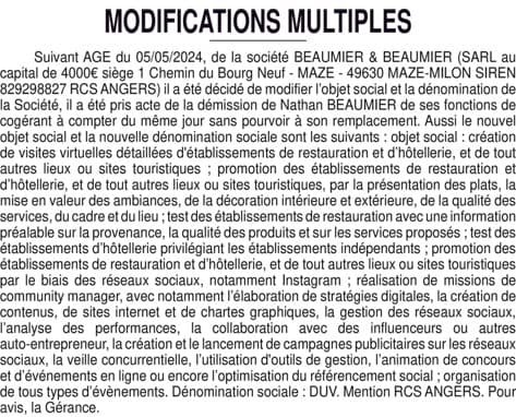 Contenu publication