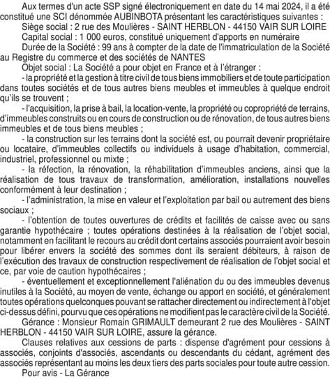 Contenu publication