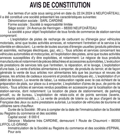 Contenu publication