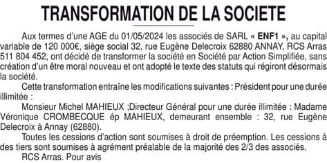 Contenu publication