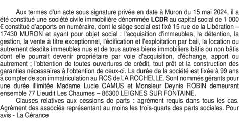 Contenu publication