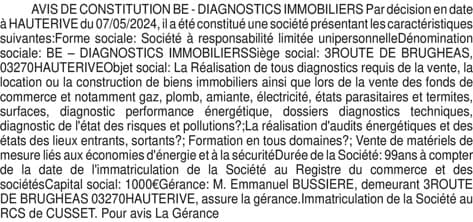 Contenu publication
