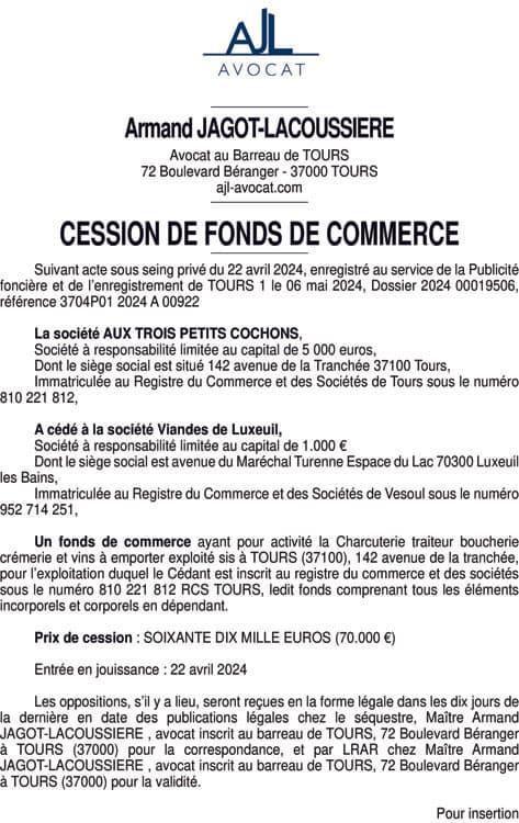 Contenu publication