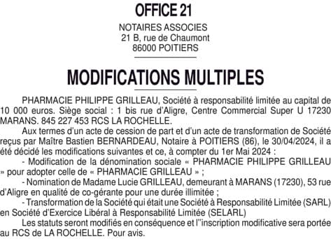 Contenu publication