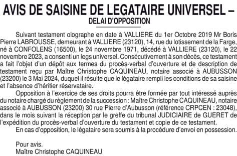 Contenu publication