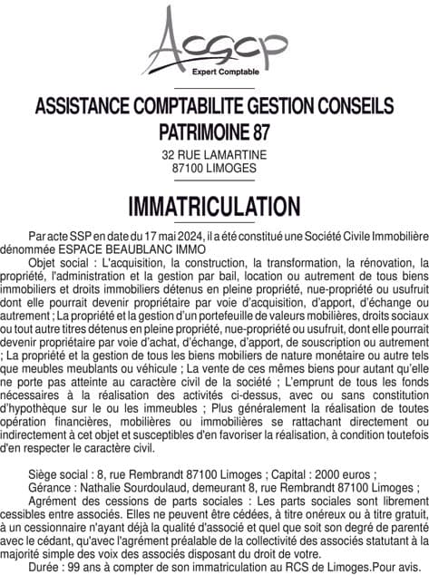 Contenu publication