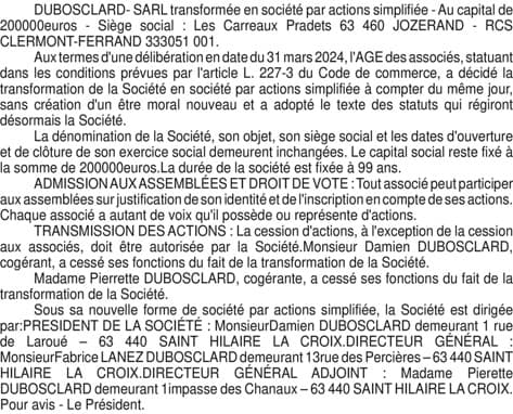 Contenu publication