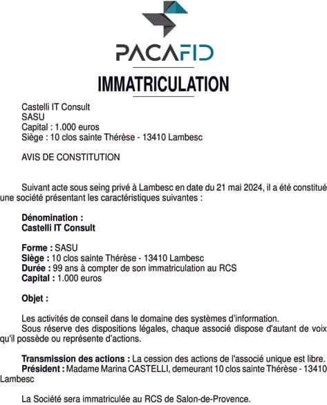 Contenu publication