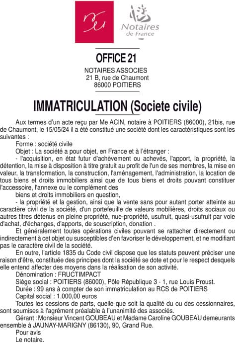 Contenu publication